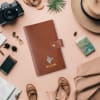 Tan Passport Holder - Personalized Online