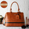 Tan Personalized Handbag For Women Online