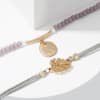 Tassel And Leaf Rakhi Set Of 2 Online