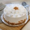 Gift Tasty Round Butterscotch Cake (Half Kg)