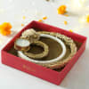 Buy Tea-Light Candle with Pearl & Gota Work