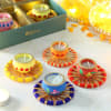 Gift Tea-light Candles with Platters