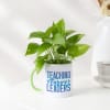 Teaching Future Leaders - Money Plant In Personalized Mug Online