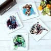 Gift Team Avengers Personalized MDF Coasters