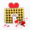 Teddies with Ferrero Rocher Chocolates 48 Pcs Pack Online