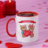 Teddy Day Personalized Valentine Ceramic Mug Online