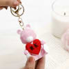 Teddy Love Personalized 3D Keychain Online