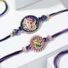 Gift Tempting Besan Laddoo And Rakhi Hamper