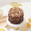 Gift Tempting Chocolate Floral Cake For Daughters Day (250 Grams)