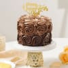 Buy Tempting Chocolate Floral Cake For Daughters Day (250 Grams)