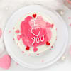 Shop Tempting I Love You Cake (250 Gms)