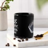 Gift Tennis Lover Personalized Black Ceramic Mug