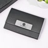 Gift Textured Black Corporate Gift Box (Set of 3) - Customized With Name And Logo