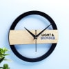 Gift Textured MDF Wall Clock