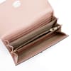 Buy Textured Two-fold Women's Wallet - Peach Pink