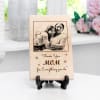 Thank you Mom Personalized Wooden Photo Frame Online