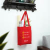 Gift The Eco-friendly Red Canvas Shopping Bag
