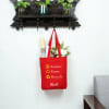 The Eco-friendly Red Canvas Shopping Bag Online