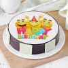 The Emoji Movie Birthday Cake (Half Kg) Online