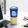 Buy The Good Stuff - Personalized Blue Tumbler For Men