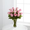 The Long Stem Pink Rose Bouquet by FTD - VASE INCLUDED Online