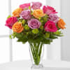 The Pure Enchantment Rose Bouquet by FTD - VASE INCLUDED Online