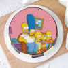 Buy The Simpsons Family Photo Cake (1 Kg)