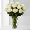 The White Rose Bouquet by FTD - VASE INCLUDED Online