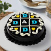 Tic Tac Toe Chocolate Cake For The Sweetest Dad (2 kg) Online