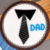 Buy Tie Theme Cake for Dad (1 Kg)