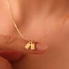 Timeless Charms Personalized Two Letter Tags Necklace Online