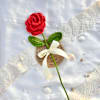 Gift Timeless Love Handcrafted Crochet Red Rose