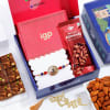 Timeless Peacock Rakhi With Gourmet Sweets Online