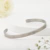 Gift Timeless Radiance - Personalized Silver Cuff Bracelet For Women
