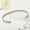 Buy Timeless Radiance - Personalized Silver Cuff Bracelet For Women
