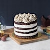 Gift Tiramisu Coffee Cake With Bunch Of yellow Roses