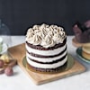 Shop Tiramisu Coffee Cake With Bunch Of yellow Roses