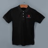 Shop Titlis Polycotton Polo T-shirt for Men (Black)