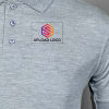 Gift Titlis Polycotton Polo T-shirt for Men (Grey Melange)