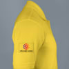 Gift Titlis Polycotton Polo T-shirt for Men (Lemon Yellow)