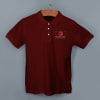 Shop Titlis Polycotton Polo T-shirt for Men (Maroon)