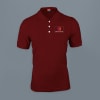 Titlis Polycotton Polo T-shirt for Men (Maroon) Online