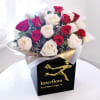 Buy Together Forever 20 Red and White Roses