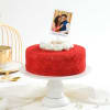 Gift Together Forever Red Velvet Cake With Polaroid (1 Kg)