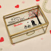 Token of Love Personalized Brass Framing Glass Jewellery Box Online
