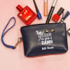 Gift Too Glam Personalized Women's Makeup Pouch