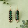 Gift Totem Inspired Green Stone Earrings
