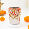 Buy Traditional Blue Karwa Chauth Pooja Thali Set