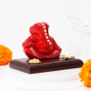 Buy Traditional Crimson Red Ganesha Idol Hamper