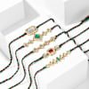 Traditional Kundan Polki Rakhi (Set of 5) Online